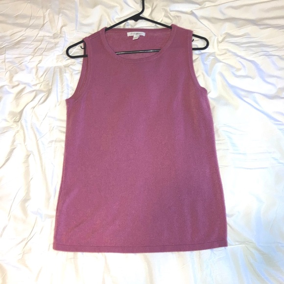Roz & Ali Tops - Roz & Ali Purple Sweater Tank